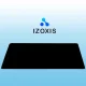 Izoxis XXL Peles un klaviatūras paliktnis 90x45 cm, Melns