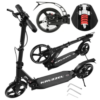 Saliekams skrejritenis Kruzzel Hyperion B 26142 200mm, melns-balts