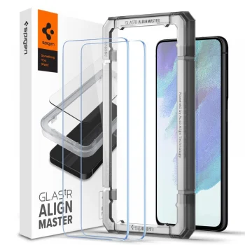 Samsung Galaxy S21 FE 5G (SM-G990B/DS) Spigen ALM GLAS.TR Tempered Glass 2-Pack | Ekrāna Aizsargstikls 2 gab.