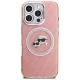 Karl Lagerfeld iPhone 16 Pro vāciņš IML Glitter MagSafe, rozā