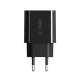 Tech-Protect NC20W USB-C PD20W tīkla lādētājs, melns