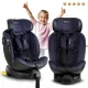 Nukido Aero Line bērnu autosēdeklītis 0-36 kg Isofix, melns/tumši zils