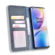 OnePlus 8 Pro Vintage Texture PU Leather Case Wallet Cover, Blue | Telefona Vāciņs Maciņš Apvalks Grāmatiņa