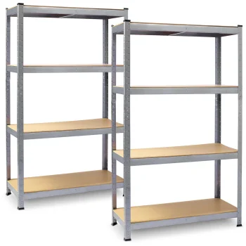 Plonos PL-700 metāla noliktavas plauktu komplekts, 2 gab., 150 x 75 x 30 cm