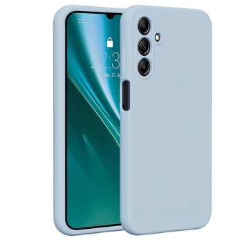 Vāciņš Etteri Silicone Case Samsung Galaxy A15 4G / A15 5G gaiši zils
