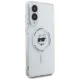Karl Lagerfeld Samsung Galaxy S25 Edge vāciņš Metal Choupette Head MagSafe, balts
