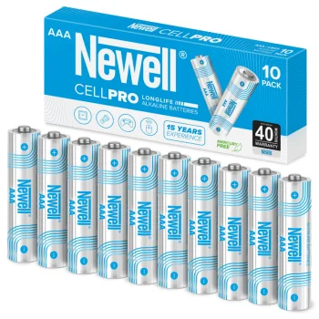 Newell CellPro AAA sārma baterijas, 10 gab.