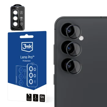 3mk Lens Protection Pro kameras aizsargstikls Samsung Galaxy S25+, Melns