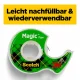 Līmlente 3M Scotch Magic ar rokas dozatoru, 19 mm x 7.5 m, matēta caurspīdīga (8-1975D)