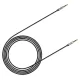 Baseus Yiven Audio Cable Mini Jack 3,5mm AUX, 1.5m, Black+Silver | Audio Vads Kabelis