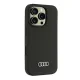 Audi silikona vāciņš Apple iPhone 16 Pro, melns