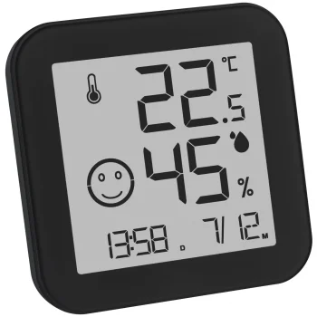 TFA Digitālais termohigrometrs Melns