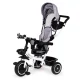 ECOTOYS trīsritenis-ratiņi ar 360° rotējošu sēdekli, pelēks (YM-BT-2)
