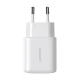 Joyroom JR-TCF12 divu portu USB-C tīkla lādētājs 20W PD / QC 3.0, balts