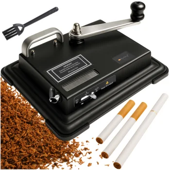 Ruhhy manuālā cigarešu uztīšanas mašīna, melna