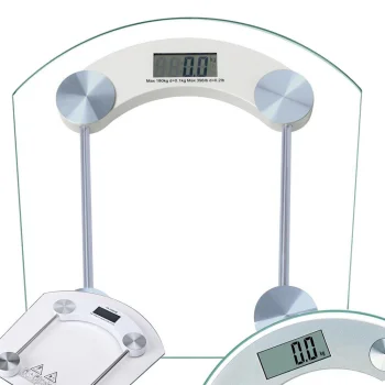 Elektroniskie stikla vannas istabas svari līdz 180 kg, LCD, caurspīdīgi