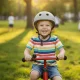 Bērnu velo ķivere Trike Fix ar LED, M (55-58 cm), tumši pelēka