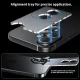 Tech-Protect iPhone 17 kameras aizsargstikls Camring Fit+, caurspīdīgs