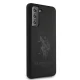 Samsung Galaxy S21 (SM-G991) US Polo Silicone On Tone Case Cover (USHCS21SSLHRTBK), Black | Telefona Maciņš Vāks...