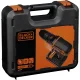 Akumulatora urbjmašīna-skrūvgriezis Black & Decker BDCDC18KB-QW 18V, 2x 1.5Ah, koferī