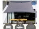 Dārza Ūdensizturīgs Saulessargs Markīze Bura Nojume Tents 4x3m, Pelēks | Garden Patio Waterproof Sun Shade Sail...