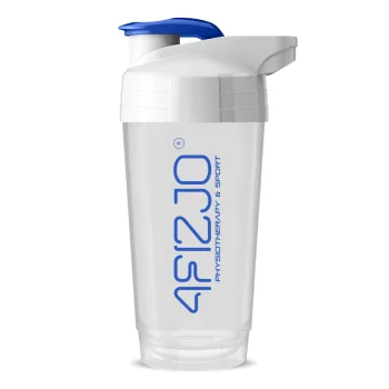 Sporta šeikeris 4FIZJO Ultra 700 ml, balts/zils