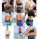 Skriešanas vingrošanas jostas soma telefonam, melna | Running Fitness Belt Waist Bag