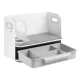 Ergo Office ER-440 galda organizators ar atvilktni, balts