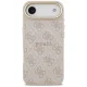 Guess 4G PU Classic Logo MagSafe vāciņš iPhone 17 Air, rozā