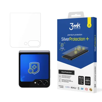 Antibakteriāla aizsargplēve 3mk SilverProtection+ viedtālrunim Samsung Galaxy Z Flip 6