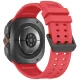Pulksteņa siksniņa Tech-Protect Silicone Air priekš Samsung Galaxy Watch Ultra 47mm, sarkana