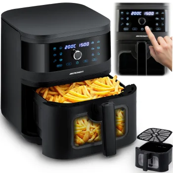 Berdsen BD-661 366100 karstā gaisa friteris 8L 1700W, melns