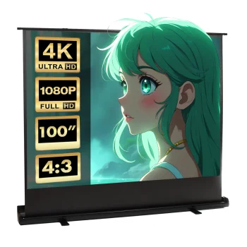 Maclean MC-211 pārnēsājams grīdas projektora ekrāns 100" 4:3