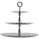 Alessi Dressed MW52/3 trīsstāvu etažere, 35 x 31 cm, sudraba