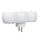 Maclean MCE339 E Sadalītājs ar 2 Ligzdām un USB A/C