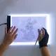 Plāna A4 Formāta LED Gaismas Kastes Rakstāmkrāsu Plāksne Paliktnis ar Pielāgojamu Spilgtumu | Light Box Writing...