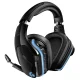 Logitech G935 Bezvadu spēļu austiņas, Melnas/Zilas