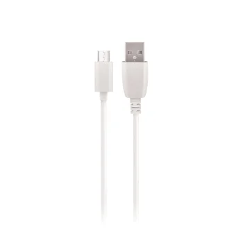 Maxlife USB-A uz microUSB kabelis, 1m, 3A, Balts