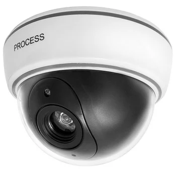 Videonovērošanas kameras imitācija, mulāža, butaforija dārzam privātmājai | Dome CCTV Fake Camera Dummy