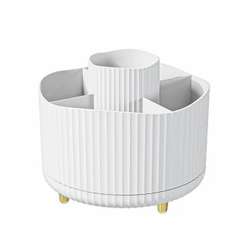 Rotējošs organizators, balts