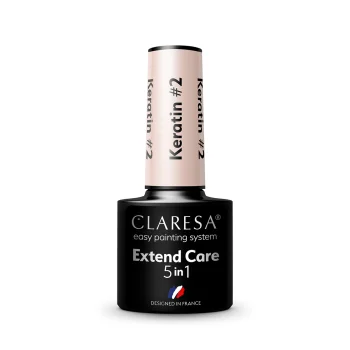 Claresa Extend Care 5 in 1 Keratin 1 gēla lakas bāze, 5g