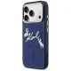 Karl Lagerfeld IML Choupettes MagSafe vāciņš iPhone 17 Pro Max zils