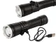 Bailong A52 taktiskais militārais lukturis ar LED CREE XHP160, Zoom un Power Bank