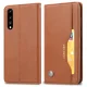 Huawei P20 Pro 2018 (CLT-L09, L29) PU Leather Wallet Case Cover, Brown | Telefona Vāciņš Maciņš Apvalks Grāmatiņa