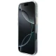 Guess IML Gradient Script Metal MagSafe vāciņš iPhone 17 - balts