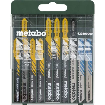 Metabo figūrzāģa asmeņu komplekts 10 gab. 623599000