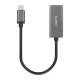 Tīkla adapteris Orico XC-R45-V1 USB-C uz RJ45 Gigabit Ethernet 1 Gbps, melns