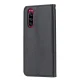 Sony Xperia 5 (J8210 J9210) PU Leather Wallet Book Case Cover, Black | Vāks Maciņš Maks Grāmatiņa Apvalks