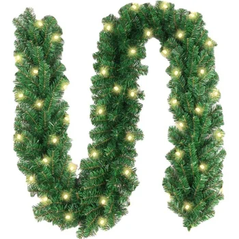 Ziemassvētku eglīšu virtene mākslīgā 50 LED 3m | Christmas tree garland artificial