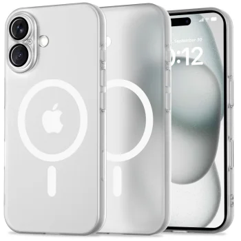Tech-Protect MagSlim MagSafe vāciņš iPhone 16, melns